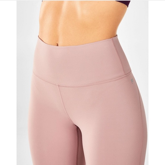 Fabletics Pink Cashel Foldover PureLuxe Legging - Picture 4 of 11
